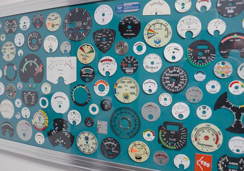 Accurate Dial & Nameplate Wall of Work