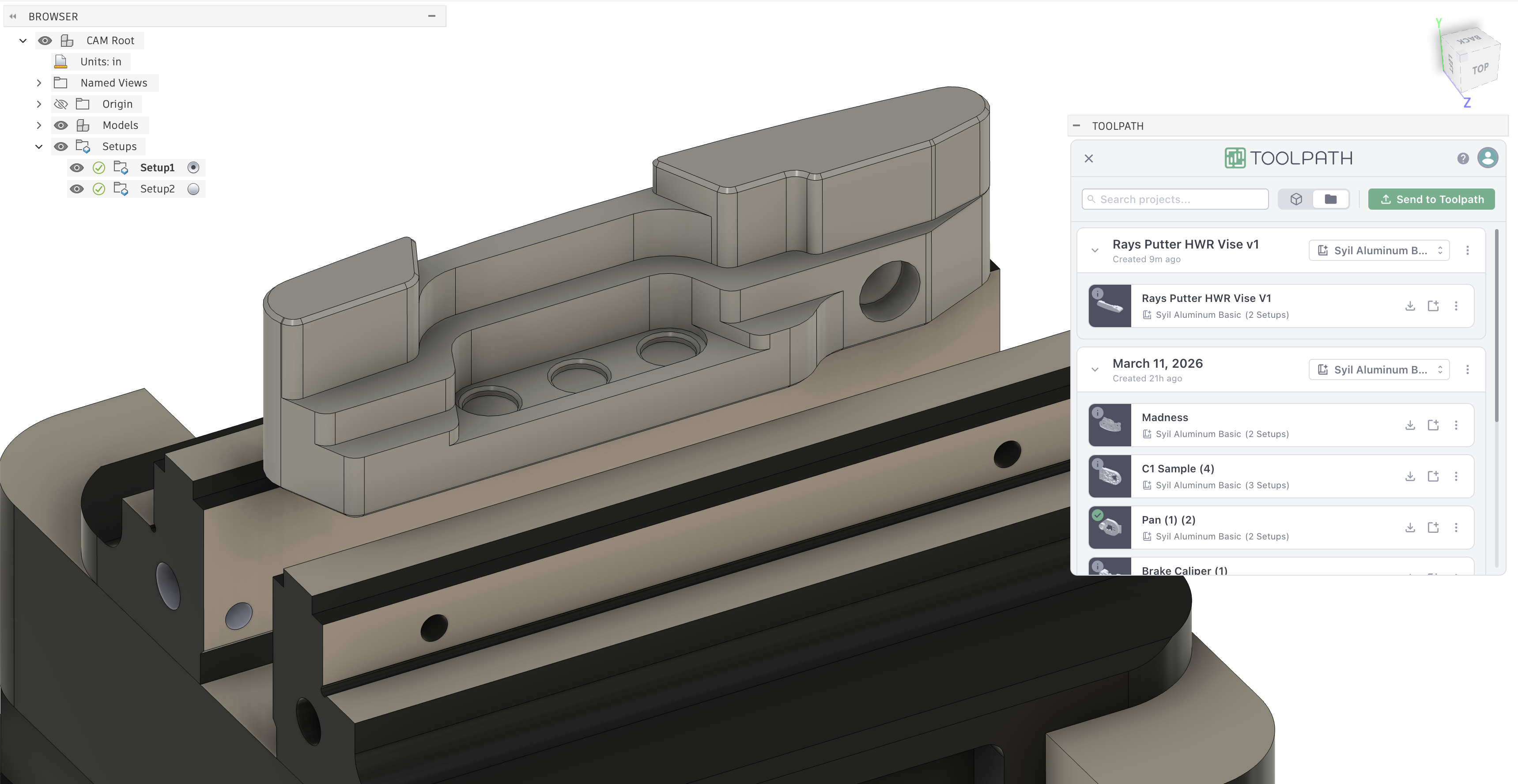 Toolpath for Autodesk Fusion Add-in Updates
